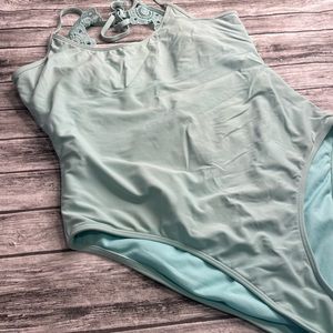 Lightly padded one piece bathing suit